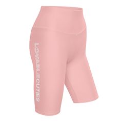 Get yourself a pair of these lovable cuties pink high-waisted, flattering biker shorts to experience true comfort and style. The versatile shorts will look stunning with all kinds of outfits—be it active or streetwear!• 82% polyester, 18% spandex• Fabric weight: 7.37 oz/yd² (250 g/m²)• Double-layered waistband with a pocket in the back for a phone and keys• High-waisted fit• Butt-lifting cut• Flattering length that looks good on all body typesPlease note: contact with rough surfaces should be avoided since that can pull out the white fibers in the fabric, damaging the shorts.This product is made especially for you as soon as you place an order, which is why it takes us a bit longer to deliver it to you. Making products on demand instead of in bulk helps reduce overproduction, so thank you Trendy Activewear With Built-in Shorts Mid-thigh Length, Trendy Athletic Shorts With Built-in Shorts For Gym, Trendy Knee-length Workout Shorts, Spring High-waisted Biker Shorts For Yoga, Pink Activewear With Built-in Shorts For Yoga, Trendy Athletic Shorts With Built-in Liner For Gym, High-waisted Biker Shorts For Yoga And Spring, Trendy Solid Biker Shorts For Gym, Trendy Plain Biker Shorts For Gym