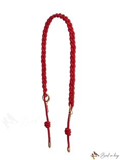 BirdinBag - Versatile Braided Bag Strap for Stylish Functionality Braided Bag, Acrylic Bag, Pink Pattern, Bag Straps, Bag Accessories, Braids, Composition, Red, Pattern