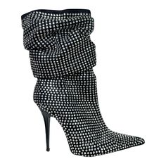 Indulge In Elegance With These Stunning Jeffrey Campbell Rhinestone Boots, Sized 9. Illuminate Your Ensemble With Their Radiant Charm, Ideal For Enhancing Any Outfit With A Touch Of Glamour. Whether It's A Night Out Or A Chic Daytime Affair, These Boots Promise To Captivate Attention. Seize The Opportunity To Elevate Your Style With This Exquisite Pair! New!! Never Worn!! Rhinestone Boots, Slouch Boots, Stiletto Boots, Slouched Boots, Boots Heels, Jeffrey Campbell Shoes, Perfect Shoes, Jeffrey Campbell, Shoes Heels Boots