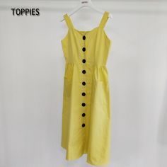 Toppies Summer 97%cotton Camisole Dress Beach Midi Dresses with Pockets Front Button Sundress Stretch Bust Purple Red Color, Dresses With Pockets, Cotton Camisole, White Shirts Women, Camisole Dress, Womens Summer Shoes, Top Streetwear, Dress Beach, Outwear Jackets