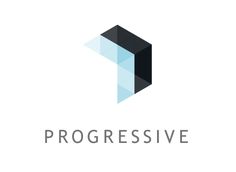 the logo for progressive, an electronic platform that is designed to help people learn how to use