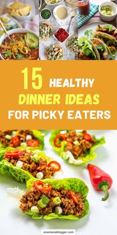 healthy dinner ideas for picky eaters