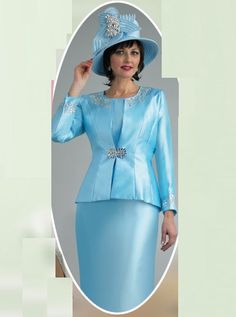 Lily & Taylor 3800 ice blue skirt suit Formal Fitted Two-piece Set, Spring Fitted Two-piece Sets, Two-piece Spring Formal Sets, Two-piece Formal Sets For Spring, Elegant Two-piece Long Sleeve Sets, Elegant Long Sleeve Two-piece Sets, Elegant Two-piece Wedding Set, Elegant Blue Sets For Evening, Elegant Blue Evening Sets