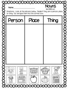 a printable worksheet for reading about the words