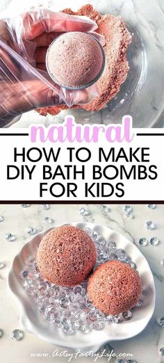 These natural bath bombs are a super easy and fun DIY project that's perfect for kids (and adults who love a good bath!) Tips and ideas for how to make homemade bath bombs from all natural ingredients! Easy Bath Bomb, Bath Tips, Kids Market, Bath Stuff, Aromatherapy Essential Oils