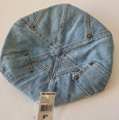 Nwt Eastern Accessories Vtg Denim Jeans Hat. Cap With Pockets Unisex Patagonia Trucker Hat, Plaid Bucket Hat, Jean Hat, Womens Tea, Wide Brim Straw Hat, Rancher Hat, Floppy Sun Hats, Ski Cap, Cloche Hat