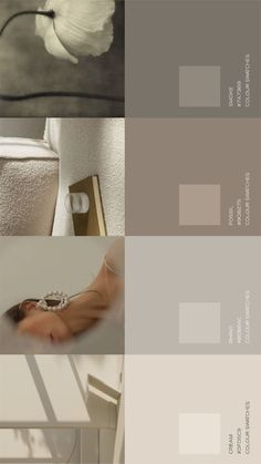 Sand Color Interior Design, Neutral Color Palette Aesthetic, Clean Minimal Color Palette, Interior Design This Or That, Serene Colour Palette, Neutral Color Palette Interior Design, Cotton Color Palette, Neutral Tone Palette, Neutral Brand Color Palette