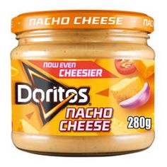 doritos nacho cheese sauce in a jar