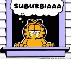 a cartoon cat sitting in front of a window with the words subbiaaa above it