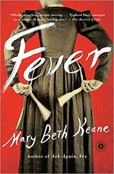 the cover of fever by mary beth jeane, with an image of a woman in a