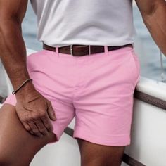 Season:Summer; Fabric:100% Cotton; Gender:Men's; Style:Designer,Fashion; Occasion:Holiday,Daily,Casual; Fit Type:Regular Fit; Function:Breathable,Comfort; Waistline:Mid Waist; Pattern:Plain; Design:Buttons,Front Pocket; Pants Type:Shorts,Casual Shorts,Summer Shorts,Pink Shorts; Fly Type:Button; Front page:FF; Listing Date:03/05/2024; Hips:; Length:; Waist:; Pants Length:Short Mens Shorts Summer, Work Shorts, Shorts Casual, Shorts Summer, Plain Design, Type Of Pants, Pants Length, Pocket Pants, Casual Fit