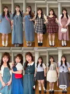 Japan Summer Outfit Ideas, Plus Size Japanese Fashion, Dresses For Fat People, Fat People Outfits, Plus Size Korean Outfits, Fat Girls Outfit Ideas, Plus Size Asian Fashion