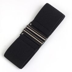 Show off your renowned style in this adjustable Aubrey Metal Buckle Elastic Belt with a unique metal buckle. This gorgeous women's belt from Arimonz is expertly crafted from high-quality materials. Durable enough to last for a long time. Style it with your favorite outfit and your travel outfit. You can use this belt daily and on any occasion. Specifications:Belts Material: PUBelt Width: 5cm/1.96 inch Belt Length:70cm/25.5inch75cm/29.5inch80cm/31.5inch Package Includes: 1*Aubrey Metal Buckle El Formal Adjustable Belt With Removable Feature, Adjustable Formal Belts And Suspenders, Trendy Adjustable Belt Buckles For Party, Chic Adjustable Belt Buckles For Formal Wear, Trendy Black Belt Buckles For Formal Wear, Trendy Black Belt Buckle For Formal Wear, Trendy Adjustable Corset Belt With Belt Loops, Trendy Black Formal Belt Buckles, Trendy Black Formal Belt Buckle