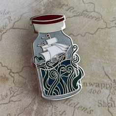 A smooth sea never made a skilled sailor. Size: 1 3/4" tall This hard enamel pin is plated with silver nickel and filled with colored enamel. Are you searching for the perfect gift to show your appreciation for the dedicated healthcare professionals in your life? Look no further than our Rad Girl enamel pins! This exquisite pin is more than just an accessory; it's a heartfelt tribute to the unsung heroes of the medical world. Key Features: Unique Design: Our Rad Girl pins feature unique designs Nursing School Graduation Gifts, Enamel Pin Collection, Pretty Pins, Girls Pin, Themed Jewelry, Hard Enamel Pin, Button Pins