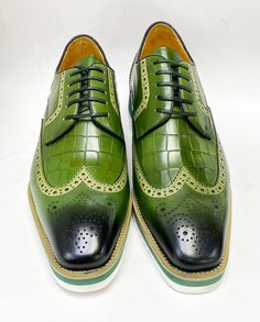 Fitted Lace-up Shoes For Semi-formal Occasions, Fitted Wingtip Lace-up Shoes For Spring, Fitted Wingtip Lace-up Shoes For Fall, Elegant Fitted Lace-up Shoes For Fall, Green Leather Lace-up Shoes, Cordovan Shoes, Blue Jordans, Home Stairs, Home Stairs Design