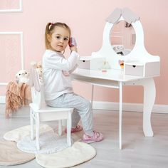 Little Girl Bedroom Furniture - WoodandHearts Toddler Beds, Kids Vanity