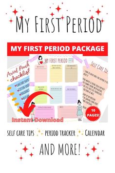 Period Guide, Period Package, Girls Period, Menstrual Care, Parenting Preteens