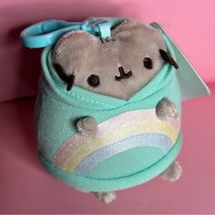 Gund New Claire’s Exclusive Pusheen The Cat Pastel Rainbow Hoodie Clip On Mini Plush Backpack Keychain (Retired/Rare/Htf/No Longer Sold In Stores Or Online) 4” Size New With Tags Nwt! See My Other Listings For Lots Of Other Pusheen Items, Bundle For Combined Shipping! Pusheen Items, Pusheen Toys, Rainbow Hoodie, Pusheen The Cat, Backpack Keychain, Pusheen Cat, Backpack Keychains, Plush Backpack, Pusheen