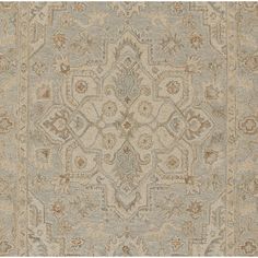 Momeni 5'x8' Pasha Medallion Area Rug Light Blue: Wool & Cotton, Handmade, Low Pile, Classic Abstract Pattern, Indoor Use Medallion Area Rug, Outdoor Trellis, Artisan Rugs, 9x12 Rug, Accent Rug, Persian Area Rugs, Cotton Rug, Hand Tufted Rugs, Blue Wool