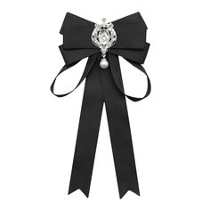 PRICES MAY VARY. Black Tie for Women: Womens tie is made of soft polyester, ribbons are hang down naturally; The layered design makes it delicate and shows off the feminine elegance well than the regular model Pre-Tied Bowtie Easy to Wear: The pin helps you put bow tie on shirt quickly; The bow tie measures 4.53 x 9.06 in, which is the perfect size to match your outfit without overpowering it Men's Bow Tie for Formal Occasions: Mens can match the bowties with suit for wedding/banquet/concert, wh Elegant Bow Tie With Butterfly Knot, Elegant Bow With Butterfly Knot, Elegant Bow With Butterfly Knot For Black-tie Events, Elegant Black Ties With Butterfly Knot, Elegant Butterfly Knot Bow For Black Tie Events, Elegant Black Tie With Butterfly Knot, Elegant Black Bow With Butterfly Knot, Elegant Black Bow For Wedding, Elegant Black Wedding Bow