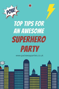 Top Tips For An Awesome Superhero Party Superhero Candy, Create A Superhero, Party Sweets, Superhero Masks, Party Hire