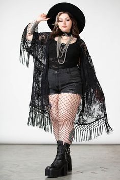 Goth Festival Outfit, Gothic Summer Outfits, Plus Size Witchy Outfits, Goth Summer Outfits, Plus-koon Muoti, Plus Size Festival Outfit, Summer Goth Outfits, Salem Trip, Punk Summer