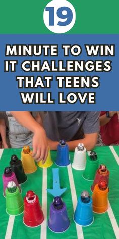 Get ready for a blast with these **Minute to Win It Challenges That Teens Will Love!** Perfect for parties, school events, or just a fun night in, these exciting and fast-paced games will have everyone competing and laughing in no time. From stacking cups to balancing cookies on foreheads, each challenge is designed to test skills and create unforgettable memories. Gather your friends and see who can conquer the challenges while having a great time! Crystal Maze Games At Home, Minute To Win It Birthday Games, Teen Minute To Win It Games, Minute To Win It Games For Teens, Challenges For Teens, Fun Party Games For Teens, Birthday Games For Teens, Minute To Win It Challenges