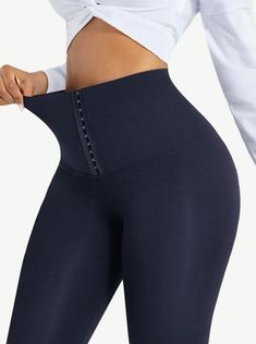 High-waisted leggings for targeted tummy control, add adjustable closure on the belly part to get light to moderate compression and support. Provide a stretchy fit on your lower body, integrate functions of tummy control, leg trimming, butt lifter, and body contouring. Breathable and comfortable fabric is suitable for everyday wear, yoga, jogging, running, fitness, cycling, and more. Delicate stitch for fastness; Hook and eye closure for easy tightness adjustment; Neoprene fabric has the functio Solid High Waist Shaping Activewear, High Waist Solid Shaping Activewear, Solid High-waist Shaping Activewear, High Stretch High Waist Shapewear Activewear, High Waist High Stretch Shapewear Activewear, High Waist Shaping Tights, Shaping High Waist Shapewear Activewear, High Waist Shaping Activewear, Tight High Waist Bottoms For Pilates