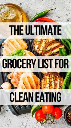 the ultimate grocery list for clean eating