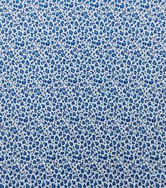 Get Wild with Blue Cheetah Print Interlock Knit Fabric by POP!Add some fun and excitement to your next sewing project with this Blue Cheetah Print Interlock Knit Fabric by POP! Perfect for kids' apparel, tops, bottoms, and dresses, this fabric is sure to make a statement The interlock knit construction provides a comfortable and stretchy feel, while the 98% cotton and 2% spandex blend ensures durability and easy care Product DetailsWidth: 57 inchesContent: 98% Cotton 2% SpandexCare: Cool Iron, M Blue Cheetah Print, Kids Fabric, Joanns Fabric And Crafts, Sewing Project, And Dresses, Fun Prints, Apparel Fabric, Cheetah Print, Knit Fabric