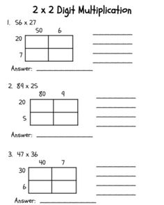 the worksheet for adding two digit numbers