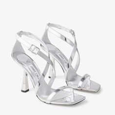 Jessica 100 | Silver Metallic Leather Sandals | New Collection| JIMMY CHOO Shoes Luxury, Jimmy Choo Shoes, Footwear Design Women, Pumps Flat, Designer Boots, Mens Fragrance, Women Fragrance, Metallic Leather, Beauty Gift