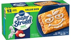 a box of toaster strudel apple cake