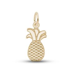 Warm and welcoming, this pineapple charm will make a wonderful addition to her traditional charm bracelet (sold separately). The charm is crafted of beautiful 14K yellow gold. Pineapple Jewelry, Coastal Jewelry, Jewelry Charms Pendants, Pineapple, Jewelry Accessories, Charm Bracelet, Yellow Gold, Bracelet, Yellow