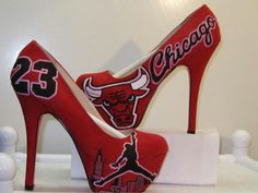 jordan bulls Jordan 23 Outfit Women, High Heel Tennis Shoes, 23 Outfit, Red Bottom Heels