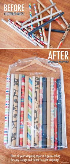 the before and after photo shows how to use crayon pencils for art projects