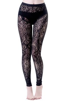 Empyrean Lace Leggings | Killstar Black Lace Stretch Tights, Black Stretch Lace Stockings, Tight Nylon Legwear For Winter, Winter Nylon Tight Legwear, Stretch Nylon Thigh High Leggings, Thigh-high Stretch Nylon Leggings, Spring Stretch Nylon Legwear, Drusilla Blackthorn, Black Cupcake