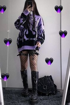 Berry Board, Moth Oc, Diy Armor, Pastel Goth Outfits, Pastel Goth Fashion, Purple Outfits