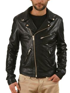 New Leather Jacket Customised Soft Lambskin Motorcycle biker Cafe Racer Vest 937 Lambskin Jacket, Lambskin Leather Jacket, Black Motorcycle, Men's Leather Jacket, Biker Leather, Mens Black Leather, Genuine Leather Jackets, Leather Biker Jacket, Leather Jacket Black