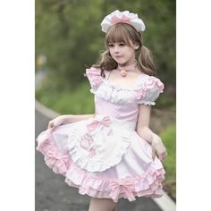 Option: Dress+Apron+Headwear+Bows+Choker, Dress+Apron+Headwear+Bows+Choker+Petticoat Color: Black, Pink Pink, Light Pink Size: S, M, L, XL, 2XL, 3XL, 4XL, 5XL Unit: CM Bust Length Waist Suggest Weight Suggest Height S 80 77 69 40kg 155cm M 85 78 72 45kg 160cm L 87 80 77 55kg 165cm XL 97 82 87 60kg 170cm 2XL 103 85 93 65kg 175cm 3XL 107 86 98 70kg 180cm 4XL 111 88 104 75kg 185cm 5XL 116 89 113 80kg 190cm * 1cm ≈ 0.3937 inchNote: There may be 2-3cm error due to manual measurement. If you need size Cat Kingdom, Cosplay Maid, Kawaii Swimsuit, Bow Choker, Dress Apron, Dark Academia Clothing, Anime Lingerie, Choker Dress, White Stockings