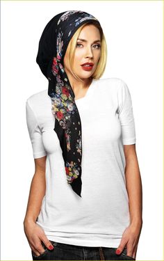 PRICES MAY VARY. BLACK HEADSCARF FLORAL WRAP; SOFT COTTON PRE-TIED HEAD WEAR FOR WOMEN: Soft cotton headscarf is super comfy and long lasting with our flexible double stitch hems and decorative over-lock finish! Floral lace wrap is super fun and versatile! Can be worn many ways! See our how to on you tube! BLACK HEAD WEAR FOR WOMEN; ADJUSTABLE LACE WRAP; CHEMO CANCER TICHEL FRIENDLY: Made to be comfy with or without hair! This pre-tied bandana is also super easy to put on and take off! BLACK FLO Black Head Scarf, Black Headscarf, Handmade Labels, Hair Snood, Road Trip Outfit, Wrap Turban, Perfect Bun, Head Scarf Tying, Head Wraps For Women