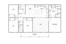 the floor plan for a two bedroom, one bath apartment with an attached kitchen and living room