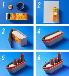 how to make a paper boat out of toilet paper and other things that are in it