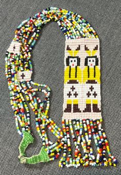 Vintage Native American Navajo Old Pawn Glass Seed Bead Necklace | eBay Handmade Southwestern Beaded Necklaces For Beach, Southwestern Style Large Beads For Beach, Southwestern Style Large Beads, Southwestern Style Large Beach Beads, Handmade Southwestern Style Beads For Festivals, Southwestern Hand-strung Multicolor Beads, Southwestern Multicolor Hand-strung Beads, Southwestern Style Multicolor Hand-strung Beads, Handmade Southwestern Multicolor Beaded Necklaces