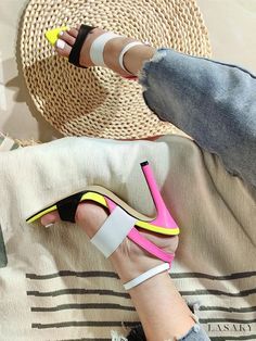 Lasaky - Stylish Womens Pointed Toe Stiletto Heel Elastic Sandals for an Elegant Look Fall Heels, White Athletic Shoes, Evening Style, Knit Shirt Dress, Stylish Heels, Cocktail Formal, Elegant Heels, Bodysuit Blouse, Modern Shoes