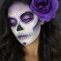 Candy Skull Makeup, Mexican Halloween Costume, Skull Face Makeup, Muertos Makeup, Skull Makeup Tutorial, Circus Makeup, Drag Make-up