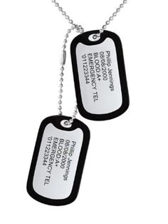 "WE OWN A PRINT SHOP AND WE CAN MAKE ANYTHING YOU NEED, Send us an email to rockstarprintshop@gmail.com and WE GOT YOU!" Our Custom Dog Tag is great for I.D. tags, friendship necklaces, or medical alerts, these 2-sided aluminum tags make great gifts. Gloss white coating is perfect for full color images. Tags have a pre-cut hole, perfect for a bead chain or key ring. Comes with 3" silver chain. If you are purchasing more than one , simply complete this process as many times as needed. Estimated shipping times: All items are made to order with a quick 1-3 business day turnaround to prepare for shipping. Customized and larger orders can take 3-5. Military Dog Tag, Heart Coin, Dog Tags Military, Personalized Dog Tags, Custom Dog Tags, Everyday Gifts, Friendship Necklaces, Photo Pendant, Professional Jewelry