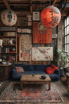 Japanese Maximalism, Modern Asian Decor, Asian Room, Instagram Magazine, Boho Living Room Ideas, Asian Interior, Ethnic Chic, Bohemian Interior, Asian Decor