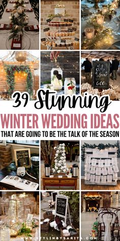 winter wonderland wedding ideas Winter Wedding Entertainment, Small Winter Backyard Wedding, Winter Wedding At Home, Winter Wedding Soup Bar, Backyard Christmas Wedding Ideas, Outdoor Wedding Winter, November Wedding Reception Ideas