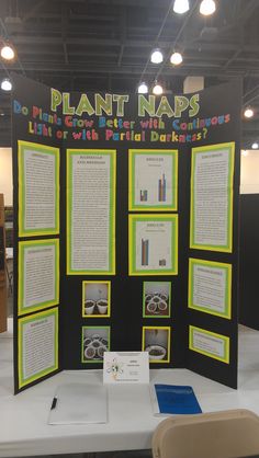 a table with a plant maps display on it's side and other information about plants